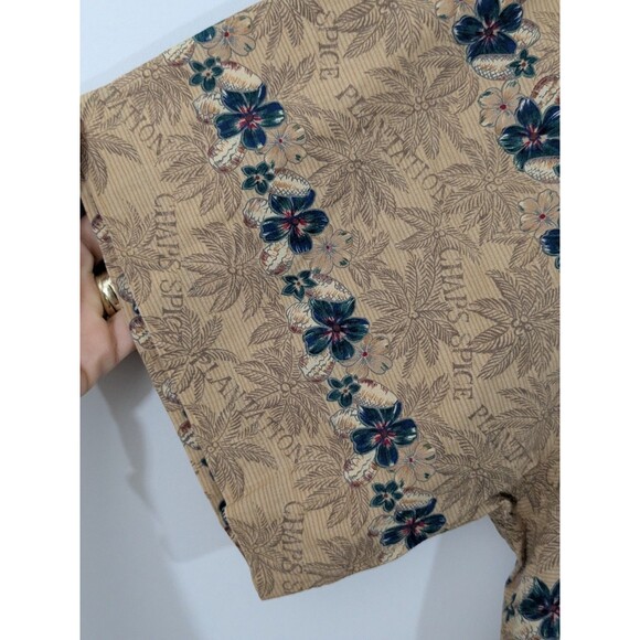 Lot 2 Chaps Ralph Lauren Men's Sz L Southwestern Hawaiian Short Sleeve Shirt VTG - Picture 7 of 16